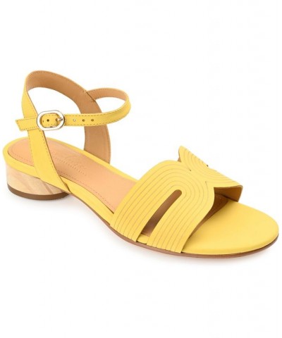 Women's Starlee Sandals Yellow $68.80 Shoes