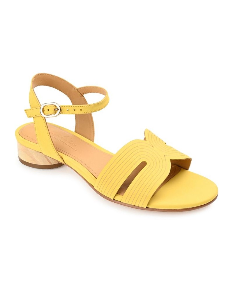 Women's Starlee Sandals Yellow $68.80 Shoes