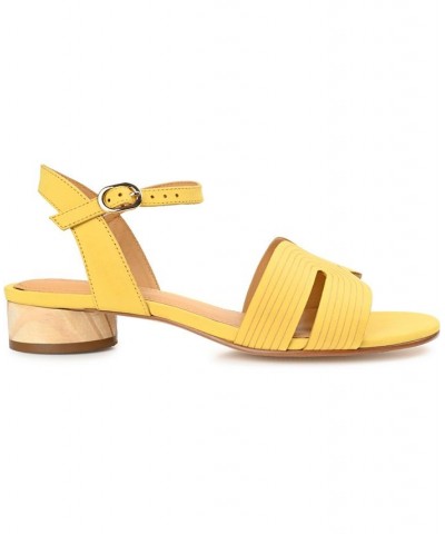 Women's Starlee Sandals Yellow $68.80 Shoes