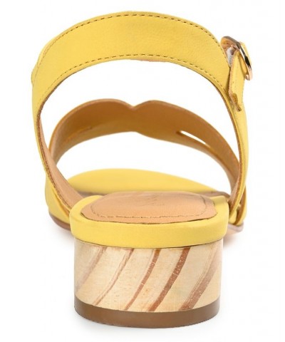 Women's Starlee Sandals Yellow $68.80 Shoes