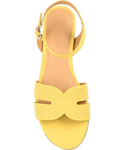 Women's Starlee Sandals Yellow $68.80 Shoes