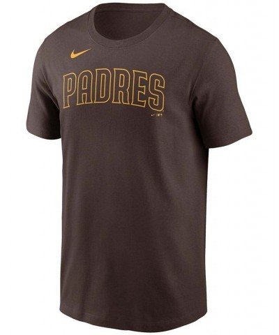 Men's Yu Darvish Brown San Diego Padres Name Number T-shirt $23.50 T-Shirts