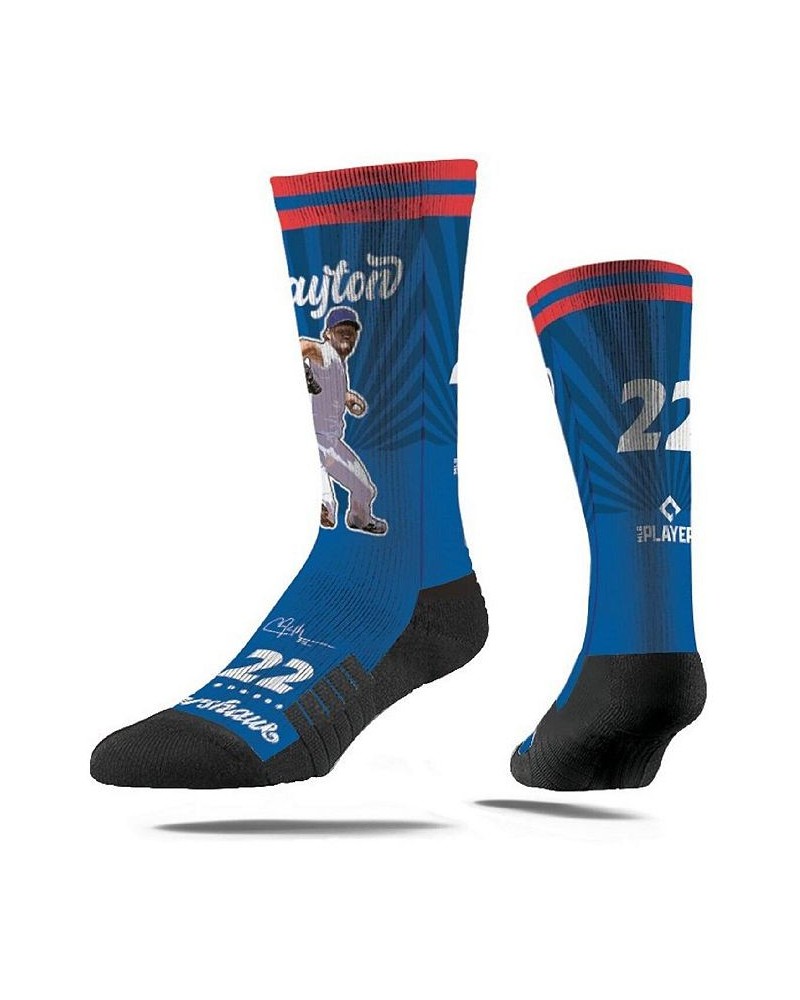 Men's Clayton Kershaw Los Angeles Dodgers Premium Retro Full Sub Crew Socks $17.27 Socks