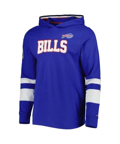 Men's Royal, White Buffalo Bills Alex Long Sleeve Hoodie T-shirt $32.43 T-Shirts