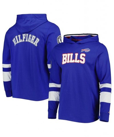 Men's Royal, White Buffalo Bills Alex Long Sleeve Hoodie T-shirt $32.43 T-Shirts