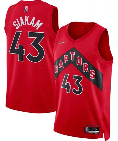 Men's Pascal Siakam Red Toronto Raptors 2021, 22 Diamond Swingman Jersey - Icon Edition $41.73 Jersey