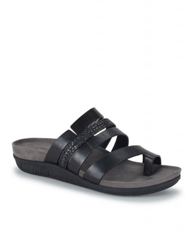 Women's Jorry Slide Sandal Black $38.71 Shoes