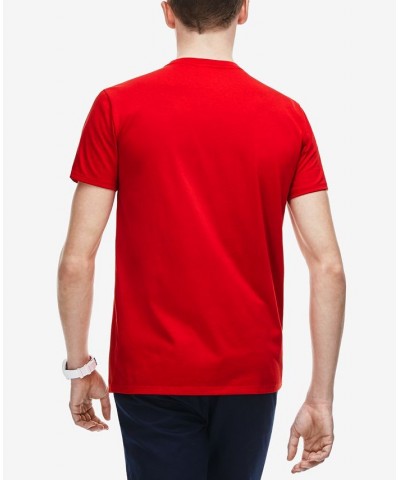 Men's Classic Crew Neck Soft Pima Cotton T-Shirt Red $33.60 T-Shirts