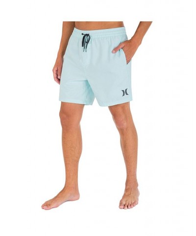 Men's One and Only Crossdye Volley Shorts Green $21.00 Swimsuits