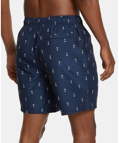 Men's Quick-Dry Anchor-Print 8" Swim Trunks PD01 $20.44 Swimsuits