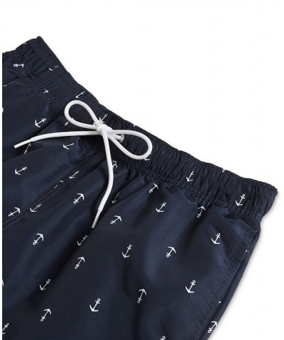 Men's Quick-Dry Anchor-Print 8" Swim Trunks PD01 $20.44 Swimsuits