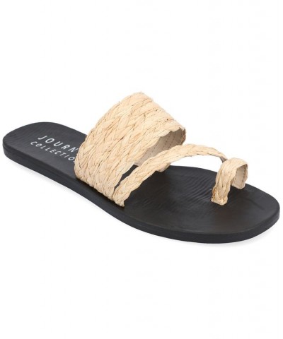 Women's Zindy Raffia Sandals PD04 $32.90 Shoes