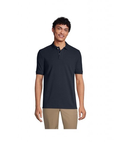 School Uniform Men's Short Sleeve Mesh Polo Shirt Classic navy $16.26 Polo Shirts