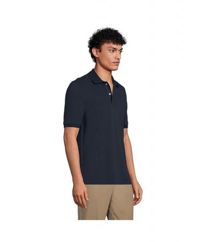 School Uniform Men's Short Sleeve Mesh Polo Shirt Classic navy $16.26 Polo Shirts