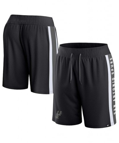 Men's Branded Black San Antonio Spurs Referee Iconic Mesh Shorts $20.24 Shorts