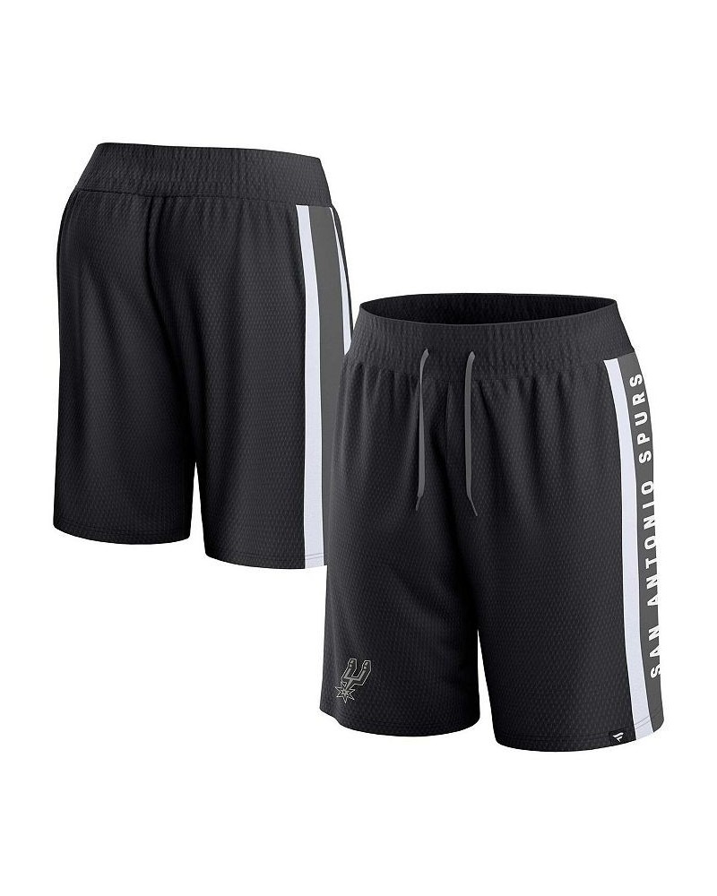 Men's Branded Black San Antonio Spurs Referee Iconic Mesh Shorts $20.24 Shorts