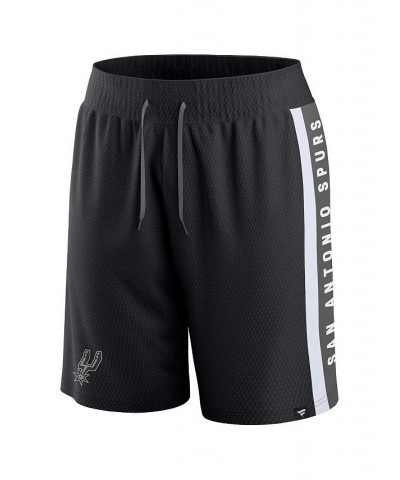 Men's Branded Black San Antonio Spurs Referee Iconic Mesh Shorts $20.24 Shorts