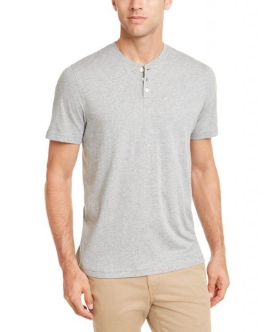 Men's Solid Henley PD04 $9.00 T-Shirts