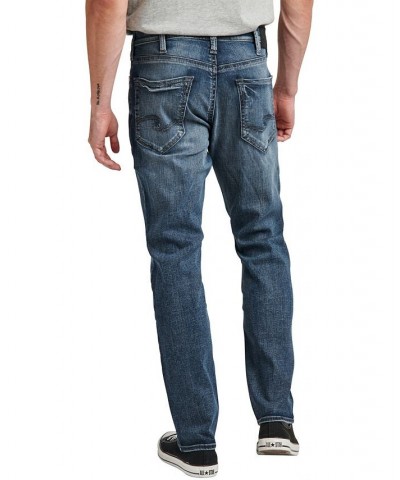 Men's Eddie Relaxed Fit Tapered Leg Jeans Blue $39.20 Jeans