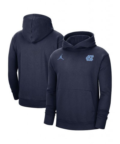 Men's Brand Navy North Carolina Tar Heels Team Logo Travel Pullover Hoodie $46.55 Sweatshirt