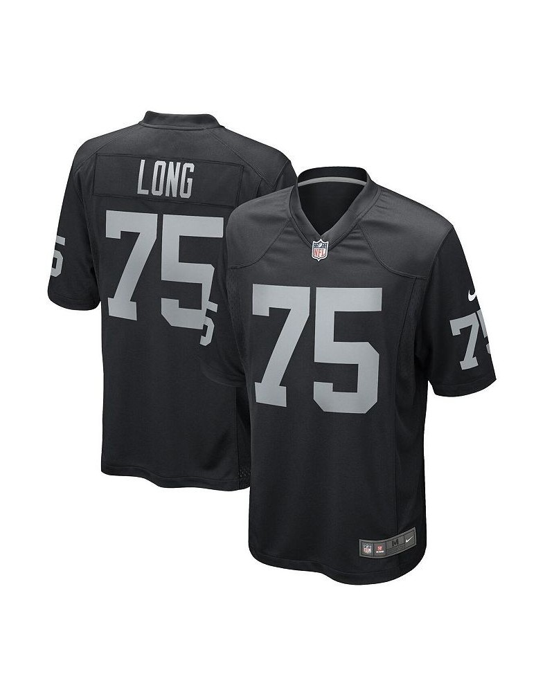 Men's Howie Long Black Las Vegas Raiders Game Retired Player Jersey $32.10 Jersey