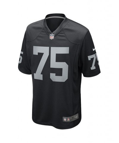 Men's Howie Long Black Las Vegas Raiders Game Retired Player Jersey $32.10 Jersey