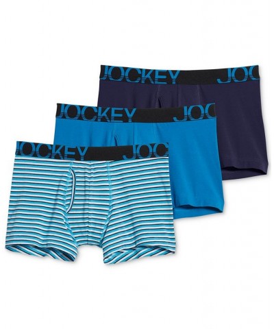 ActiveStretch™ 4" Boxer Brief - 3 Pack Blue Stripe $12.81 Underwear