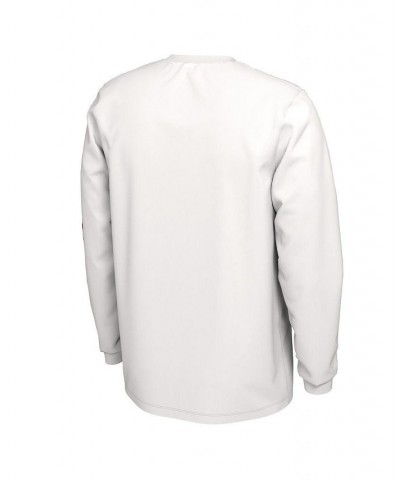 Men's White Georgia Bulldogs College Football Playoff 2021 National Champions Expression Long Sleeve T-shirt $17.28 T-Shirts