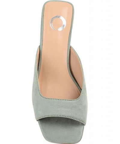 Women's Larna Slip-on Heels PD03 $48.00 Shoes