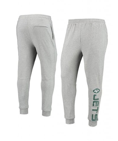 Men's Heathered Gray New York Jets Jogger Pants $46.79 Pants