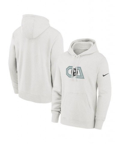 Men's White Club America Club Logo Pullover Hoodie $36.75 Sweatshirt