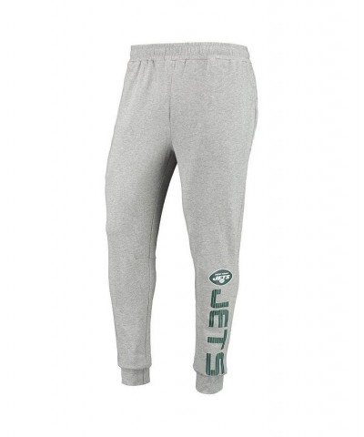 Men's Heathered Gray New York Jets Jogger Pants $46.79 Pants