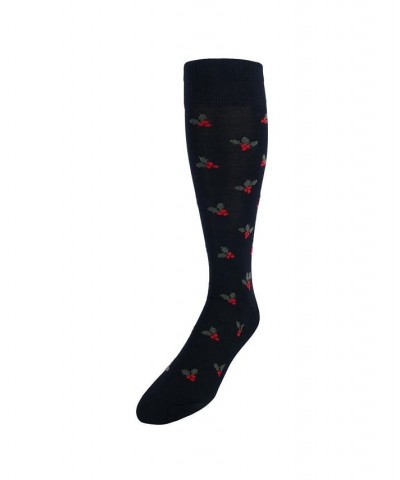 Jolly Holly Over The Calf Holly Christmas Mercerized Cotton Socks $20.90 Socks