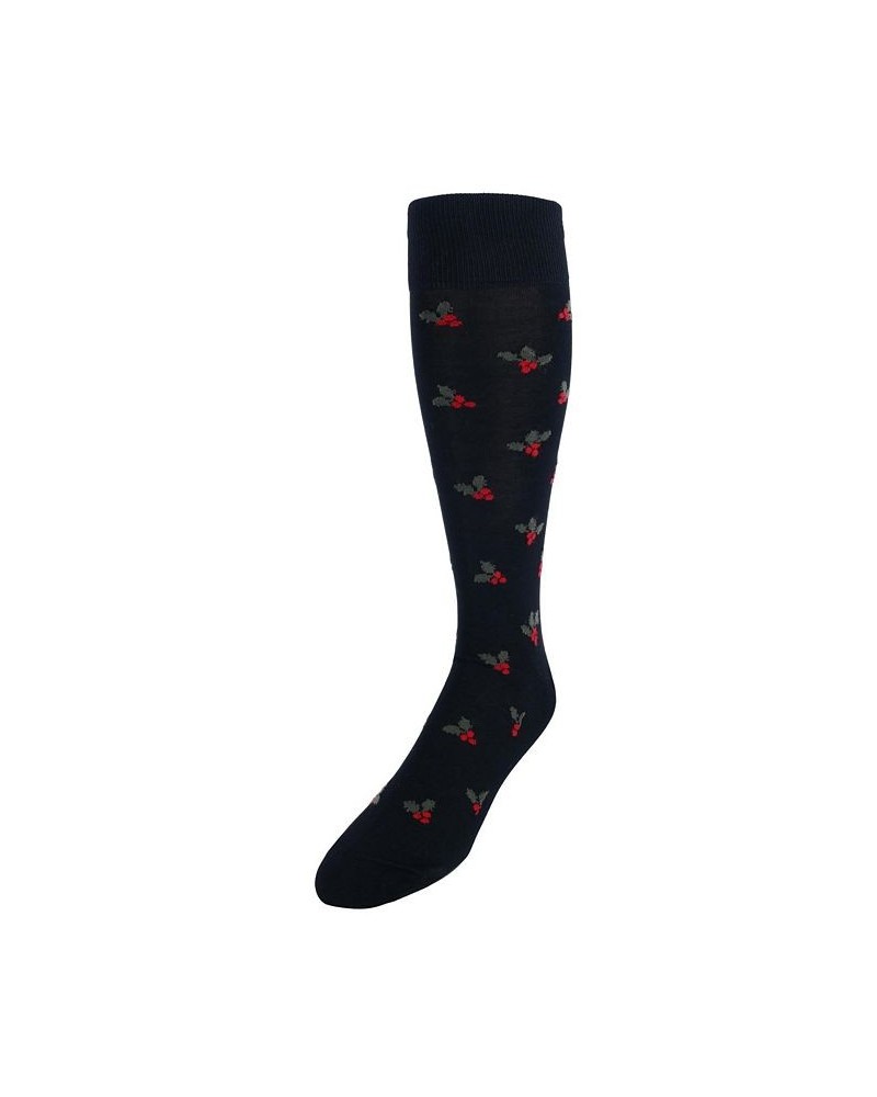 Jolly Holly Over The Calf Holly Christmas Mercerized Cotton Socks $20.90 Socks