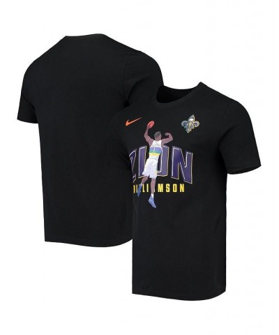 Men's Zion Williamson Black New Orleans Pelicans Hero Performance T-shirt $19.35 T-Shirts