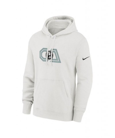 Men's White Club America Club Logo Pullover Hoodie $36.75 Sweatshirt