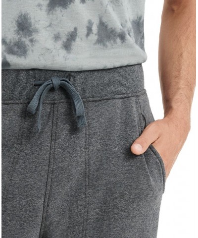 Men's Hank Slim-Fit Double-Knit Fleece Pajama Joggers Gray $40.18 Pajama