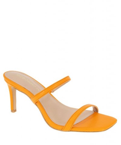 Women's Salin Dress Sandal Orange $45.78 Shoes