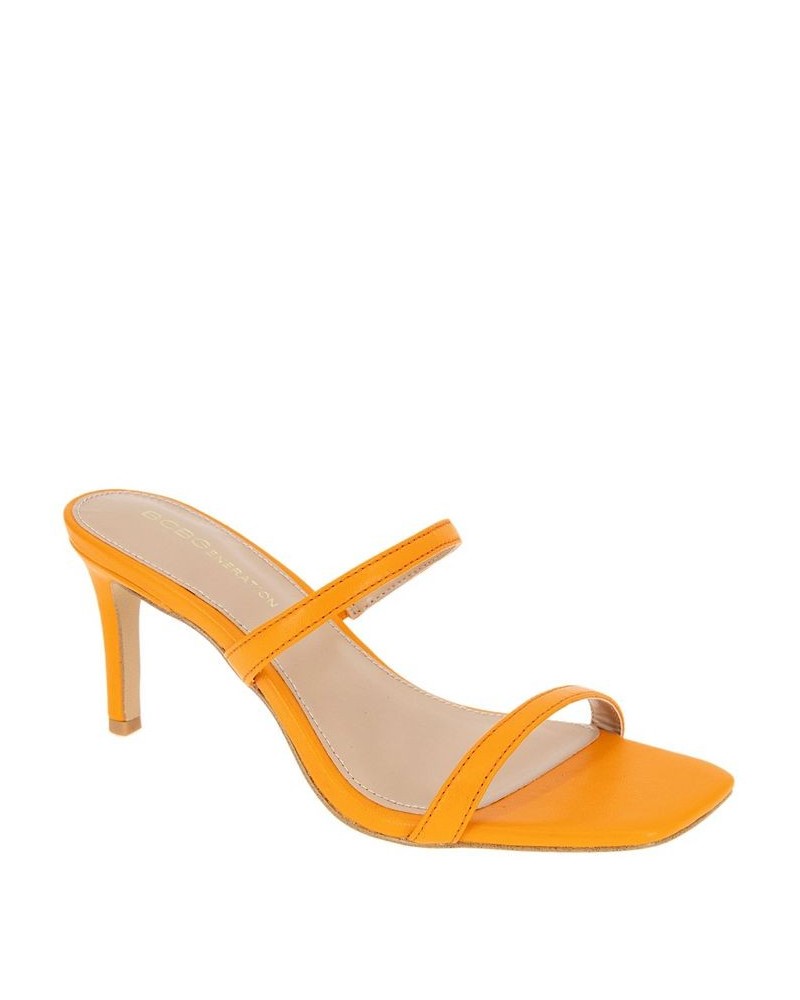 Women's Salin Dress Sandal Orange $45.78 Shoes