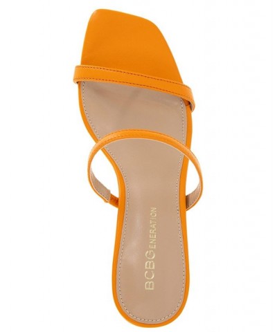 Women's Salin Dress Sandal Orange $45.78 Shoes