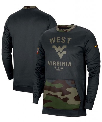 Men's Black and Camo West Virginia Mountaineers Military Appreciation Performance Pullover Sweatshirt $34.50 Sweatshirt