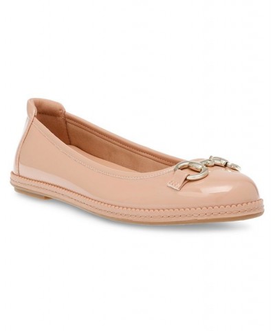 Women's Elysse Round Toe Flats PD01 $34.88 Shoes