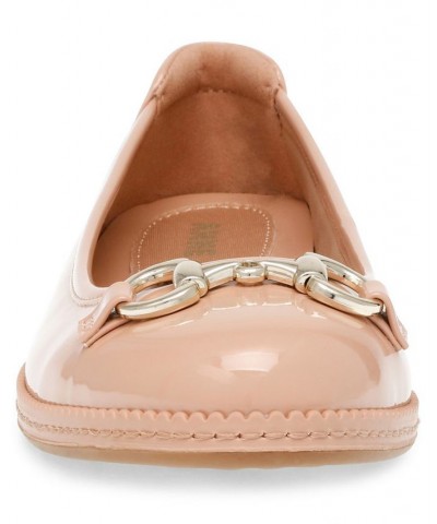 Women's Elysse Round Toe Flats PD01 $34.88 Shoes