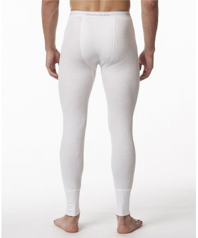 Men's Waffle Knit Thermal Long Johns White $17.63 Underwear