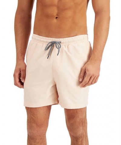 INC Men's Regular-Fit Quick-Dry Solid 5" Swim Trunks PD03 $17.39 Swimsuits