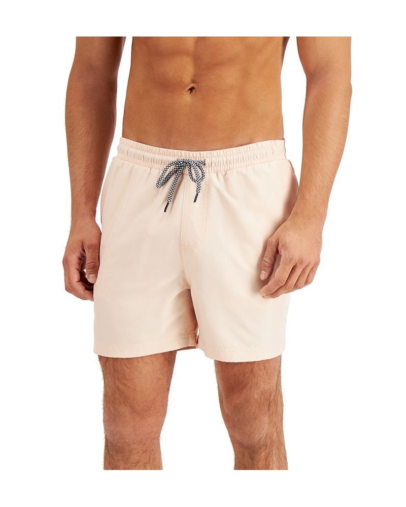 INC Men's Regular-Fit Quick-Dry Solid 5" Swim Trunks PD03 $17.39 Swimsuits