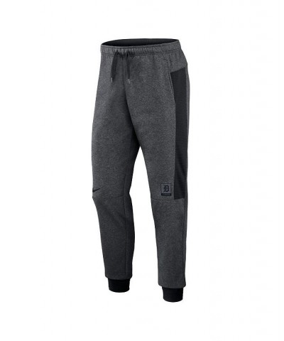 Men's Heathered Gray, Black Detroit Tigers Authentic Collection Flux Performance Jogger Pants $37.60 Pants