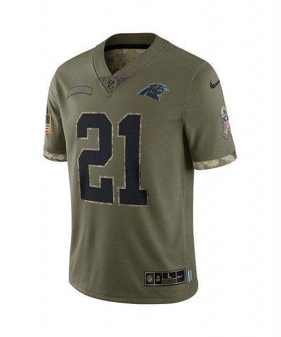 Men's Jeremy Chinn Olive Carolina Panthers 2022 Salute To Service Limited Jersey $50.32 Jersey