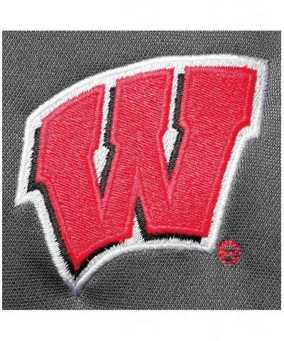 Men's Red Wisconsin Badgers Gameday Quarter-Zip Jacket $30.00 Jackets