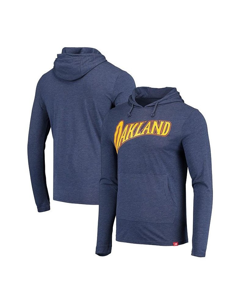 Men's Heathered Navy Golden State Warriors 2020/21 City Edition Rowan Tri-Blend Pullover Hoodie $35.69 Sweatshirt